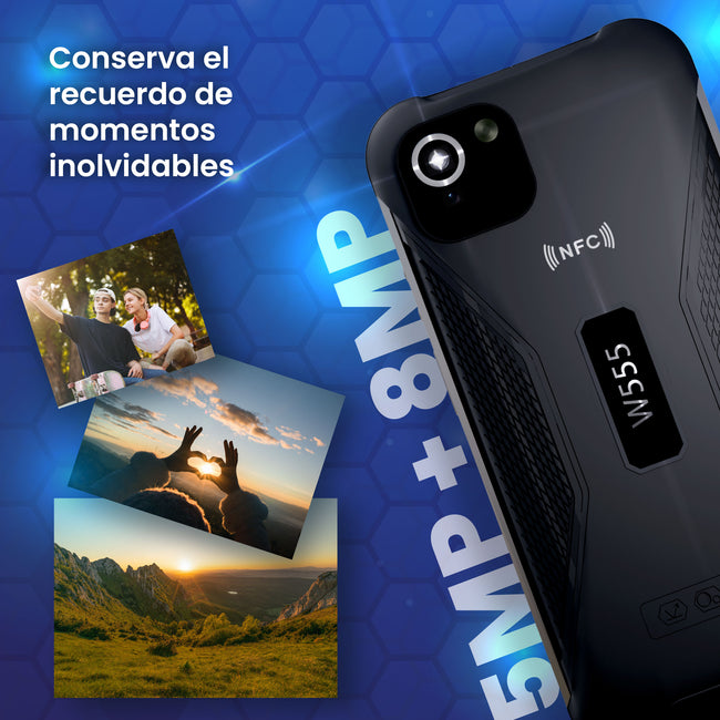 BlackFon W555 Uso Rudo Nfc Pantalla Hd 5.7 Camara 8/5 Mpx