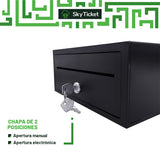 Cajón Chico De Dinero Uso Rudo Punto Venta 5 Billetes 8 Monedas Apertura Automática RJ11 - Incluye Un Par De Llaves.