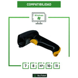 Lector De Código De Barras Led Con Base Escáner 2d, Lee Qr - USB.