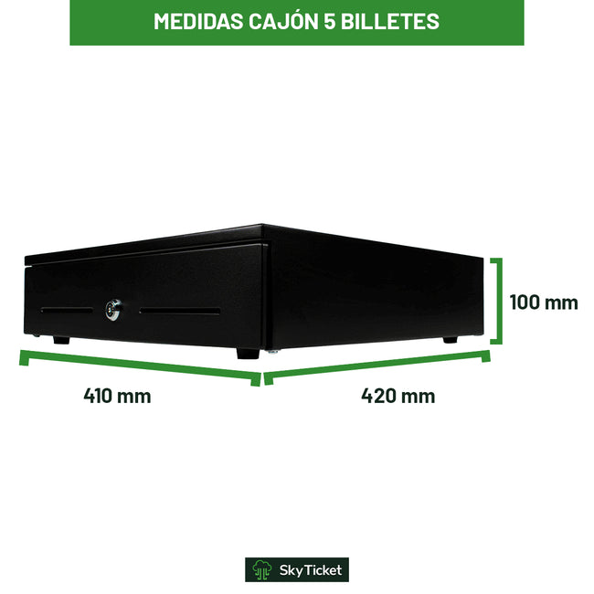 Kit De Punto De Venta Lector Código De Barras Con Base + Cajón De Dinero 5 Billetes 8 Monedas - Incluye Software De Regalo.