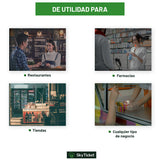 Impresora Térmica De Tickets Punto De Venta 58mm Portátil Blanca Y USB - Incluye 5 Rollos Y Software De Regalo.