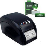 Impresora De Etiquetas Adhesivas Térmica Para Códigos De Barras Con Hasta 82mm - 1 Rollo De Etiquetas Y Software De Regalo.