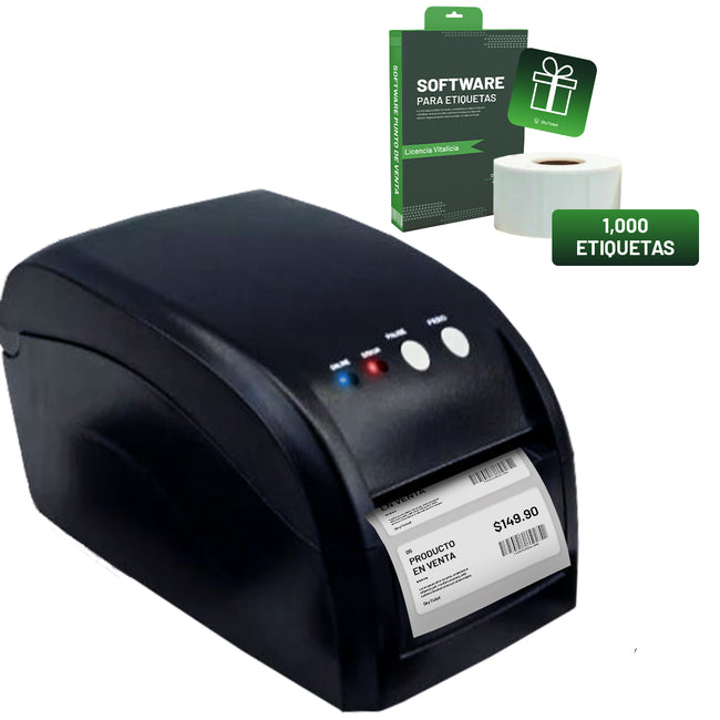 FLEAGE Impresora de Etiquetas, Impresora térmica de Etiquetas 4x6, Máquina  de impresión de Etiquetas Adhesivas de códigos de Barras de 25-115 mm