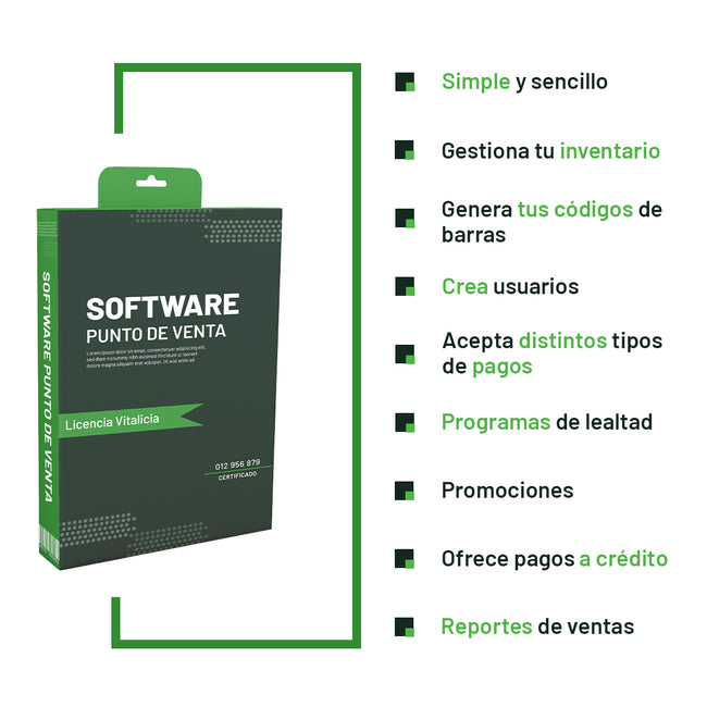 Kit de Punto De Venta Cajón De 4 Billetes 8 Monedas, Impresora De Ticket, Lector De Código De Barras Con QR - Incluye 5 Rollos y Software De Regalo.